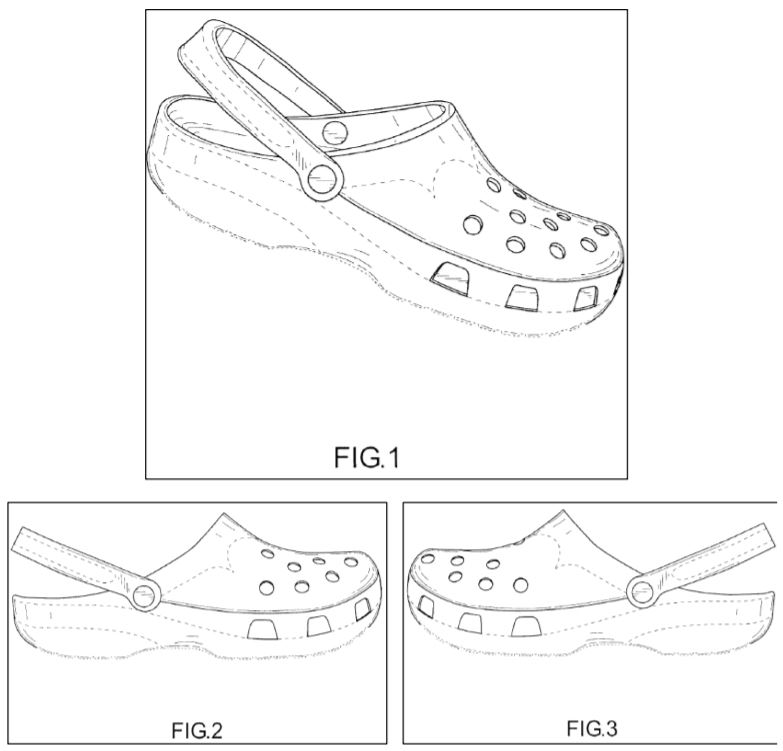 Total 42+ imagen crocs patent