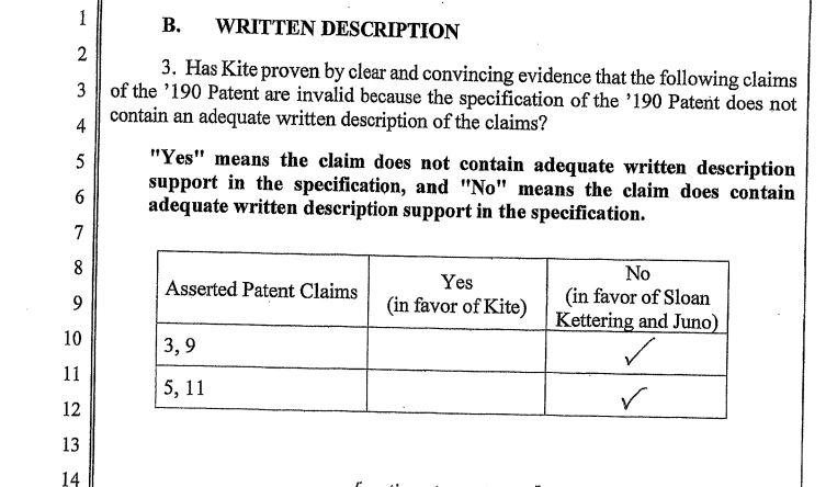 Full Scope Written Description