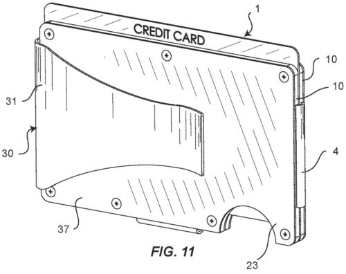 Patent Micro Wallet, Authentic & Vintage